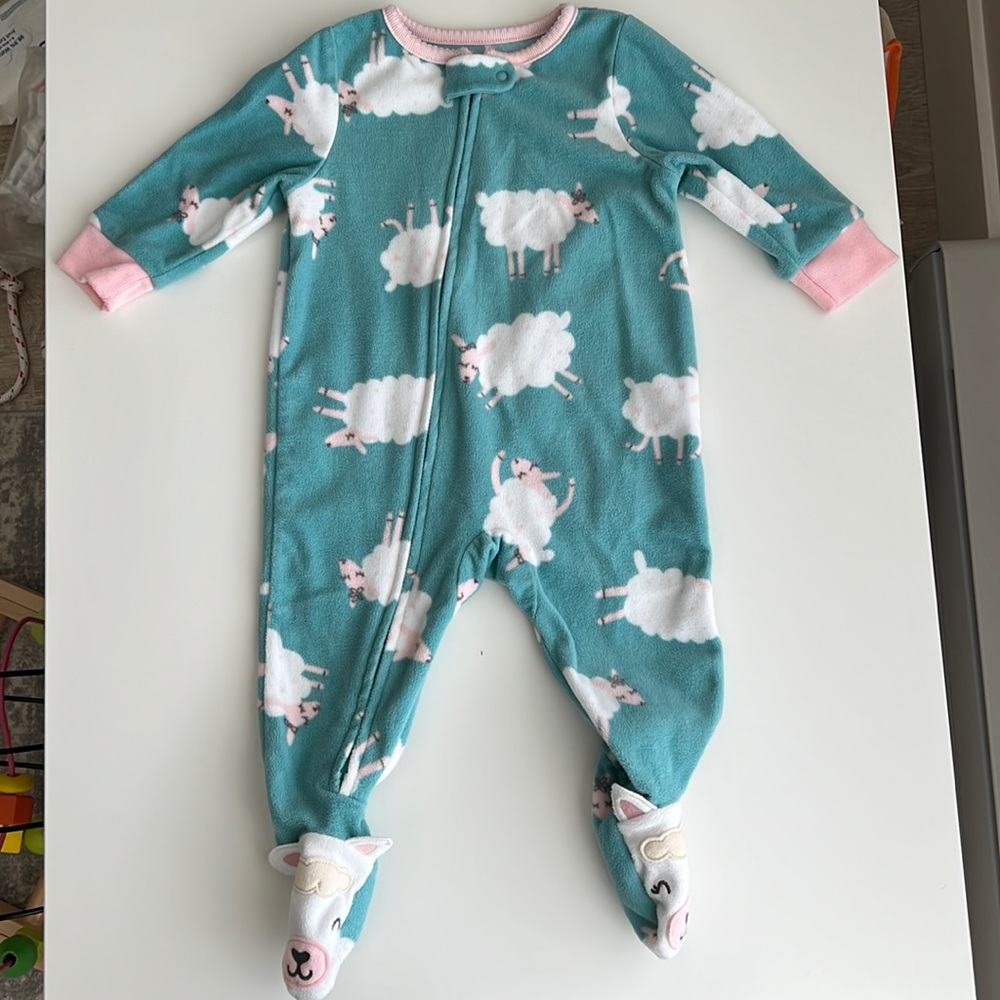 3/$15 Carter’s fleece footie